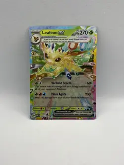 Pokemon TCG Leafeon EX 006/131 Prismatic Evolutions Double Rare - Image 1