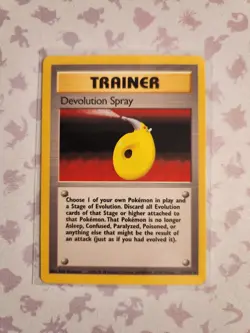 Devolution Spray 72/102 Base Set Unlimited Pokemon TCG Rare - Image 1