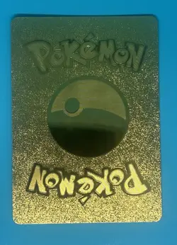 Pokemon Tag Cosplay Fan Art Gold Foil Pikachu Mega Charizard Y - Image 2