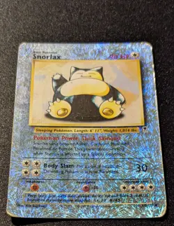 Pokemon LEGENDARY COLLECTION - #64/110 Snorlax - Reverse Holo - ENG - Damaged - Image 3