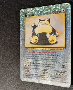 Pokemon LEGENDARY COLLECTION - #64/110 Snorlax - Reverse Holo - ENG - Damaged - Image 5