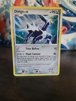 Pokemon tcg Dialga LV.68 1/130 Holo Diamond & Pearl- HP - Image 2