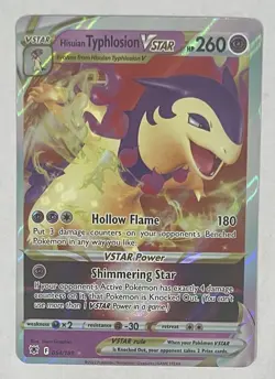 Pokemon TCG Hisuian Typhlosion VSTAR Sword & Shield - Astral Radiance 054/189 - Image 1
