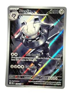 Pokemon TCG Steelix 150/132 Illustration Rare Me01: Mega Evolution SPANISH! - Image 1