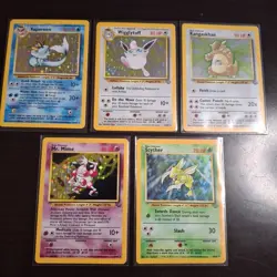 Pokemon Vintage Lot of 5 Holo From The Jungle Set - NM - Image 1