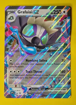 JUMBO Pokemon Grafaiai EX SVP100 Black Star Promo Oversized - Ultra Rare - Image 1