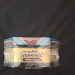 2019 Pokemon TCG Salamence Tin Brand New, Sealed! 10 mini packs look in picture - Image 2