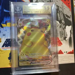 2020 Pokemon SwSh Vivid Voltage Pikachu Vmax 044/185 BGS 9.5 Gem Mint US Seller! - Image 1