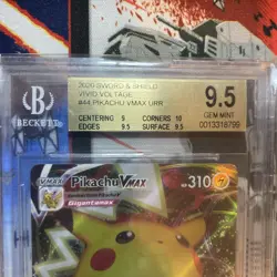 2020 Pokemon SwSh Vivid Voltage Pikachu Vmax 044/185 BGS 9.5 Gem Mint US Seller! - Image 3