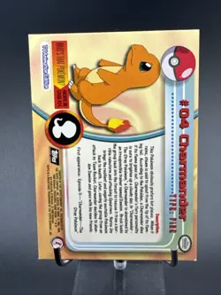 Charmander #04 Topps TV Animation Edition Non Holo Pokemon 1999 - Image 4