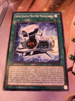 1x Super Quantal Mech Ship Magnacarrier - OP10-EN023 - Common - Unlimited Editio - Image 1