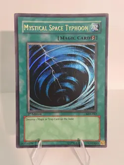 Mystical Space Typhoon MRL-047 1st Edition Ultra Rare - HP - Magic Ruler Yugioh - Image 1