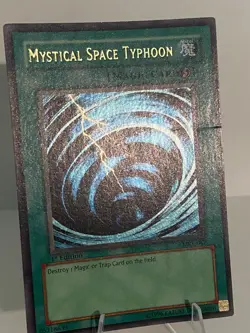 Mystical Space Typhoon MRL-047 1st Edition Ultra Rare - HP - Magic Ruler Yugioh - Image 2