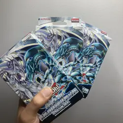 X3 sealed New Yugioh Saga Of The Blue Eyes White Dragon Structure Deck - Image 1