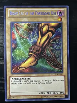 Right Leg Of The Forbidden One - NM - LCYW-EN302 - Secret Rare - Unlimited - Image 1