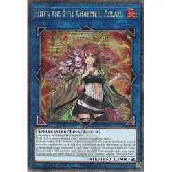 Yugioh Hiita the Fire Charmer, Ablaze RA04-EN074 Quarter Century Rare 1st Ed. - Image 1