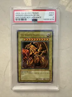 PSA 9 Yugioh The Winged Dragon of Ra GBI 003 Ultra Rare - Image 1