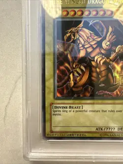 PSA 9 Yugioh The Winged Dragon of Ra GBI 003 Ultra Rare - Image 4