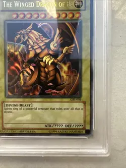 PSA 9 Yugioh The Winged Dragon of Ra GBI 003 Ultra Rare - Image 5