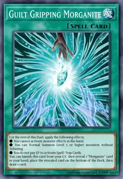 Yugioh DUAD-EN070 - Guilt-Gripping Morganite - Super Rare - Image 1