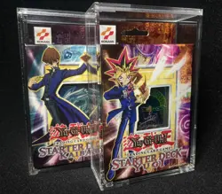 Yu-Gi-Oh! Starter Deck Yugi Kaiba UV Protected Acrylic Slider Case Standing Feet - Image 1