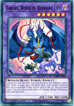 Garura, Wings Of Resonant Life - RA02-EN024 - Super Rare - 1st Edition Yugioh - Image 1