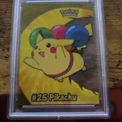 2000 Topps Pokemon Pikachu TV Animation Clear Cards Gem Mint #PC1 PSA 10 - Image 4