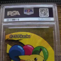 2000 Topps Pokemon Pikachu TV Animation Clear Cards Gem Mint #PC1 PSA 10 - Image 5