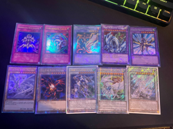 Yugioh Holo/Secret/Platinum card lot of 10! - Image 1