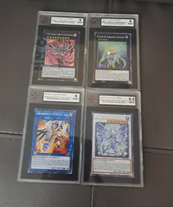 Yu-Gi-Oh! Graded Collector's Cards Lot ×4 - Image 1