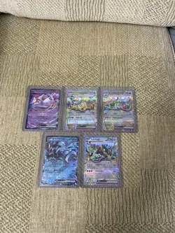 SV7a Paradise Dragona Pokemon Card Korean EX Bundle X5 Mint Condition - Image 1