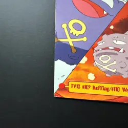 Pokemon Card TV13 #109 Koffing/#110 Weezing - Image 5