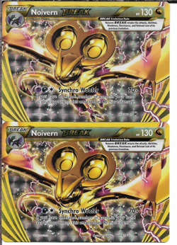 Pokemon Breakthrough Noivern BREAK #113/162 2 Card Lot NM - Image 1