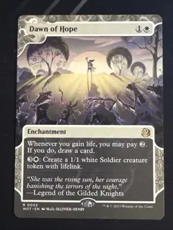 1x Dawn of Hope (0002) Wilds of Eldraine: Enchanting Tales LP MTG Magic x1 MKE - Image 1