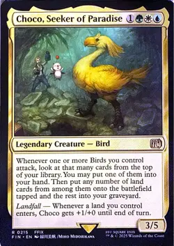 Choco, Seeker of Paradise Non- Foil R FINAL FANTASY 215 NM - Image 1