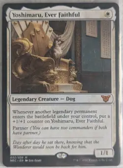 Magic The Gathering Yoshimaru, Ever Faithful Kamigawa Neon Dynasty #32 - Image 1