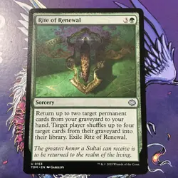 MAGIC THE GATHERING MTG TARKIR DRAGONSTORM RITE OF RENEWAL - Image 1