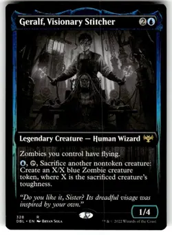 MTG Geralf, Visionary Stitcher Innistrad: Double Feature 328 Regular Rare MTG - Image 1