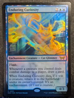 Enduring Curiosity - Foil - Duskmourn: House of Horrors (MTG) - Image 1