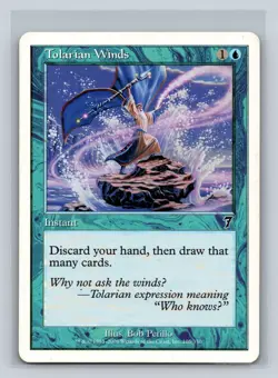 Magic The Gathering 7th Edition #105 Tolarian Winds - Image 1