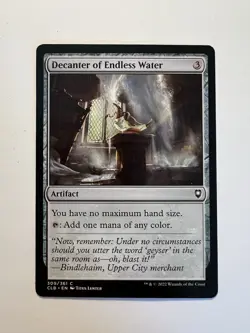 Decanter of Endless Water - MTG Commander Legends: Battle for Baldur's Gate - NM - Image 1