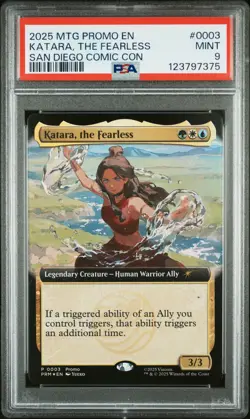 2025 MTG PROMOS SAN DIEGO COMIC CON 2025 #0003 KATARA, THE FEARLESS PSA 9 - Image 1
