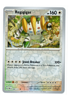Pokemon TCG - Regigigas 86/131 Prismatic Evolutions - Reverse Holo Pack Fresh NM - Image 1