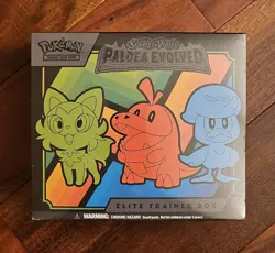 New Sealed Pokemon TCG Scarlet & Violet Paldea Evolved Elite Trainer Box 820650853661 - Image 1