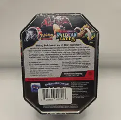 Pokemon Paldean Fates Great Tusk EX Tin Sealed - 4 Packs - Image 4