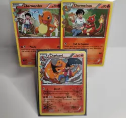 Pokemon Radiant Collection Charizard RC5, Charmeleon RC4, Charmander RC3 - Image 1
