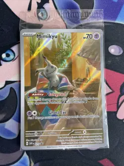 Mimikyu SVP 075 Sealed Black Star Promo Pokemon Paldean Fates ETB Holo NM - Image 1