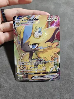 Pokemon TCG Zeraora VMAX GG42/GG70 Holo - Crown Zenith: Galarian Gallery - NM - Image 2