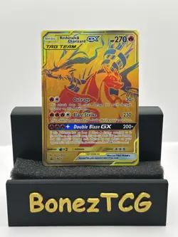 Pokemon TCG Reshiram & Charizard GX SM247 Black Star Promo - Image 1