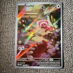 Stufful 154/132 - Illustration Rare - Mega Evolution Base Set - Pokemon NM/M - Image 1